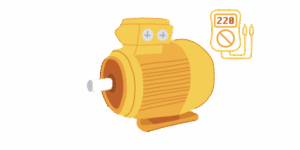 Motor monofazat